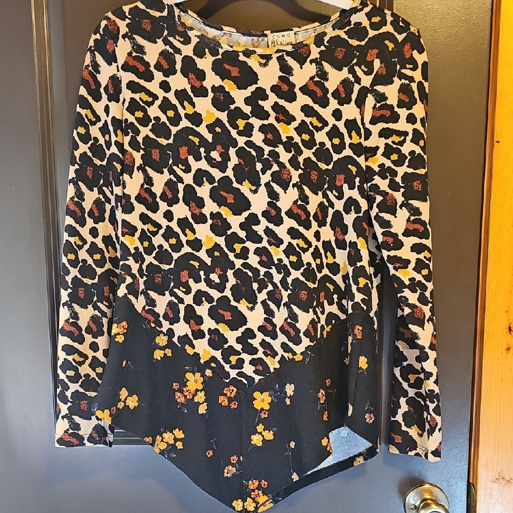 Como Vintage Multicolor Patterned Top
